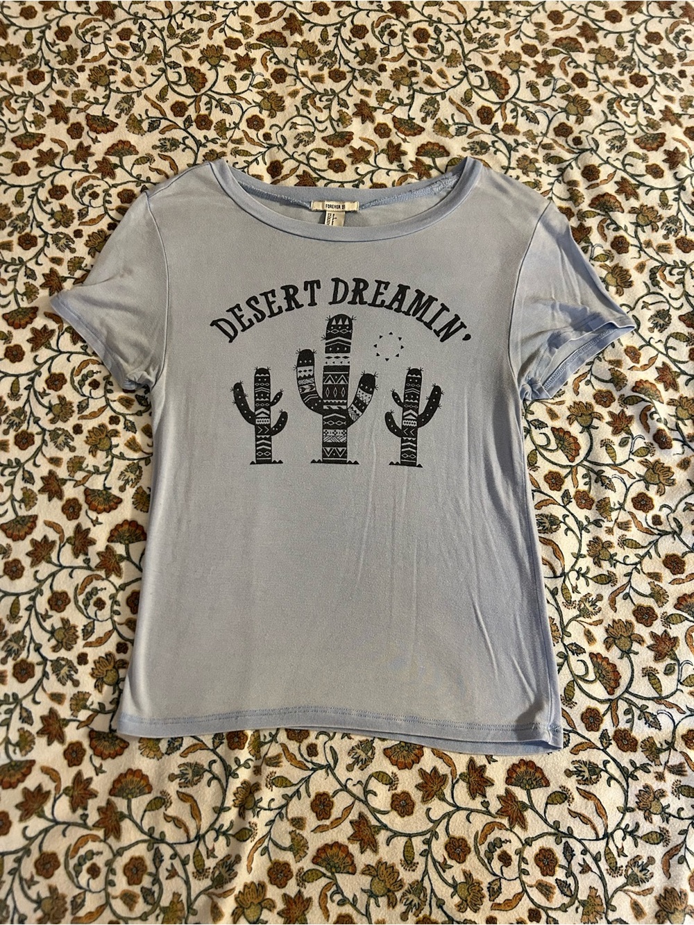 Blue 'Desert Dreamin'' baby tee